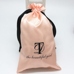 Custom Drawstring bag Satin Silk