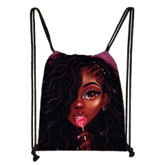 Custom Drawstring Printed Waterproof Drawstring Bag