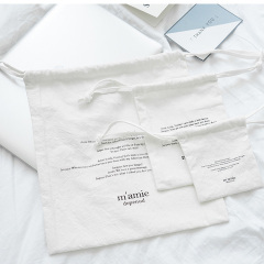 Eco-Friendly Cotton Linen Drawstring Bags