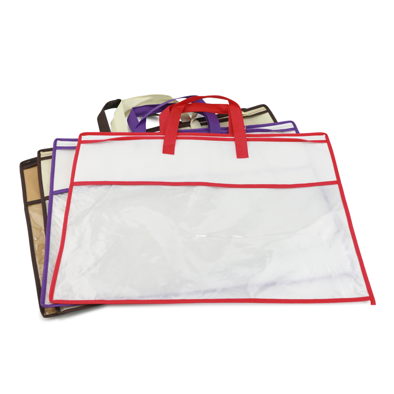 Custom Foldable Zipper Non-Woven Pillow Bag