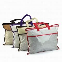Custom Foldable Zipper Non-Woven Pillow Bag