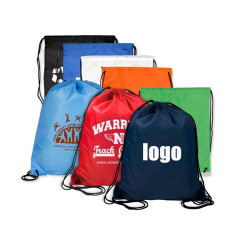 Drawstring Shopping Bag Blank or LOGO printed