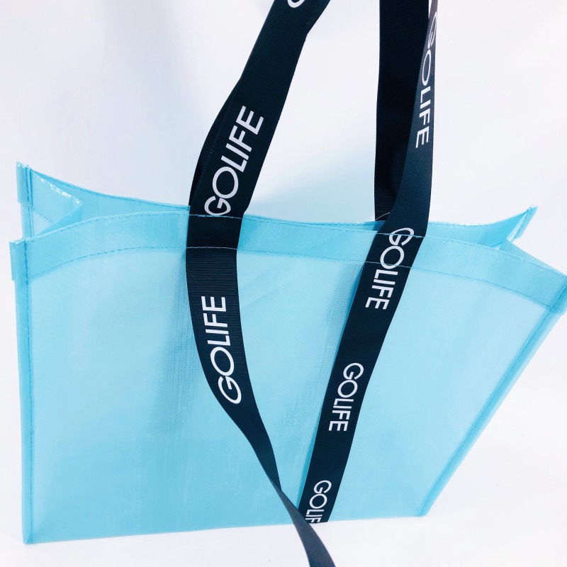 Custom Printing Semi-Transparent PP Woven Shopping Bag