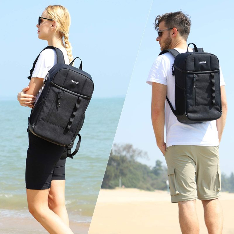 Eco Polyester Waterproof Backpack Cooler / Grocery Bag