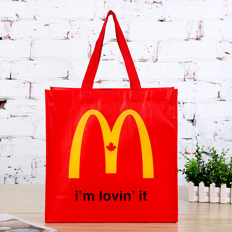 Custom Non Woven Shopping Bag With Logo Printing