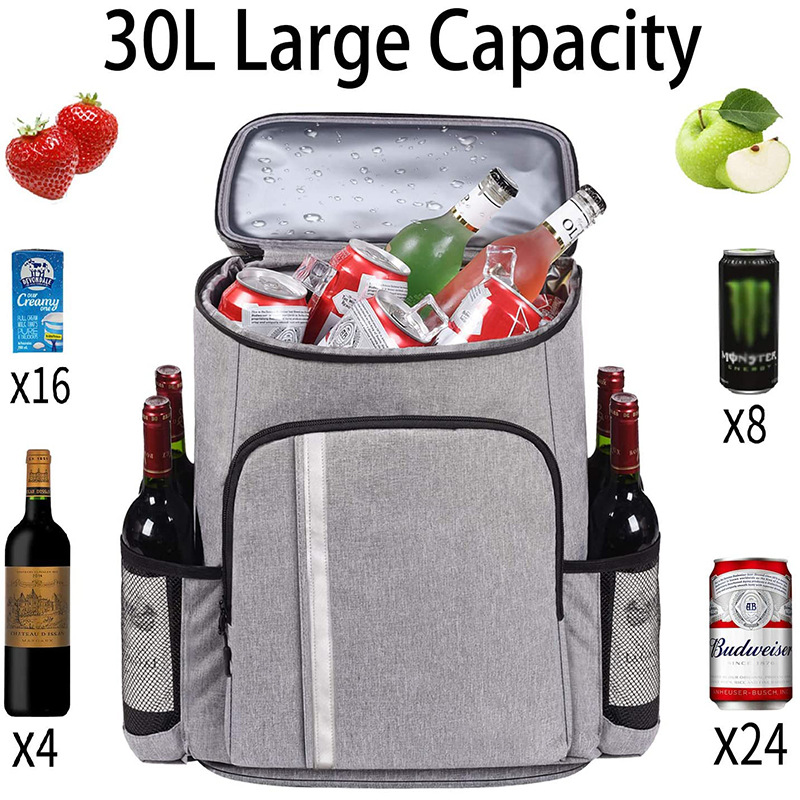 Lunch Food Picnic Backpack Cooler / Grocery Bag