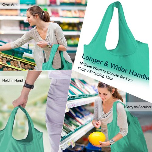 Ripstop Foldable Polyester Nylon Shopping Bag