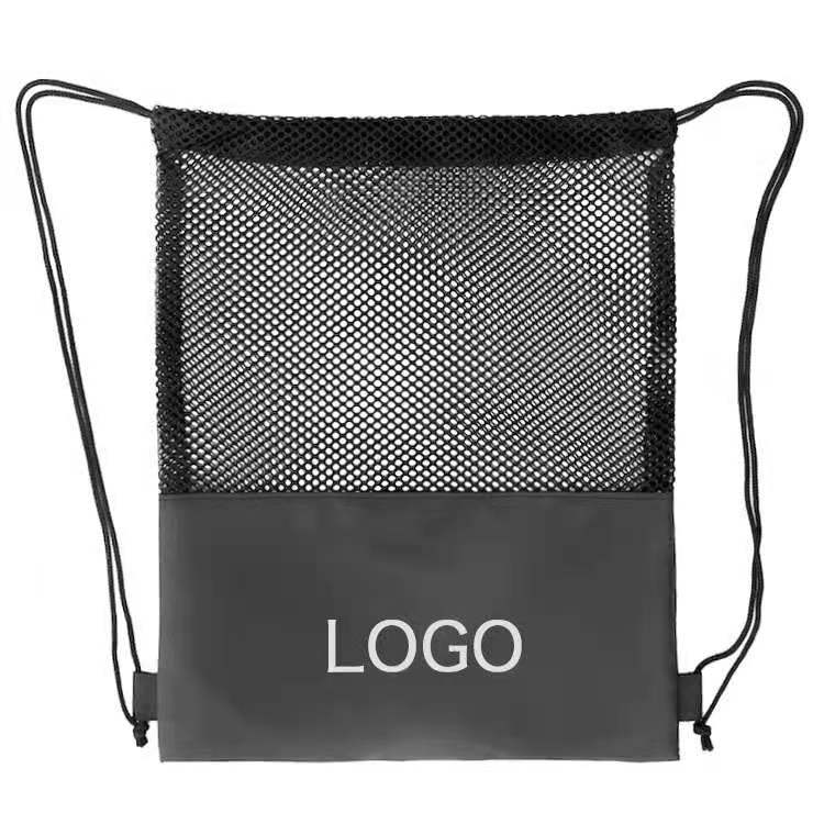 Custom Drawstring Mesh Pouch Bag
