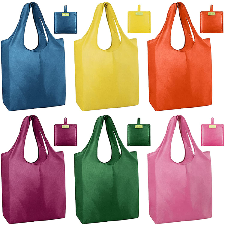 Ripstop Foldable Polyester Nylon Shopping Bag