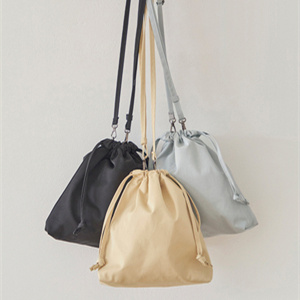 Waterproof Polyester Korean Cool Style Customized Drawstring Shoulder Bag