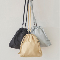 Waterproof Polyester Korean Cool Style Customized Drawstring Shoulder Bag