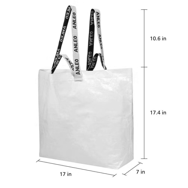 PP Woven Tote Bag Coated Logo Printed Tote