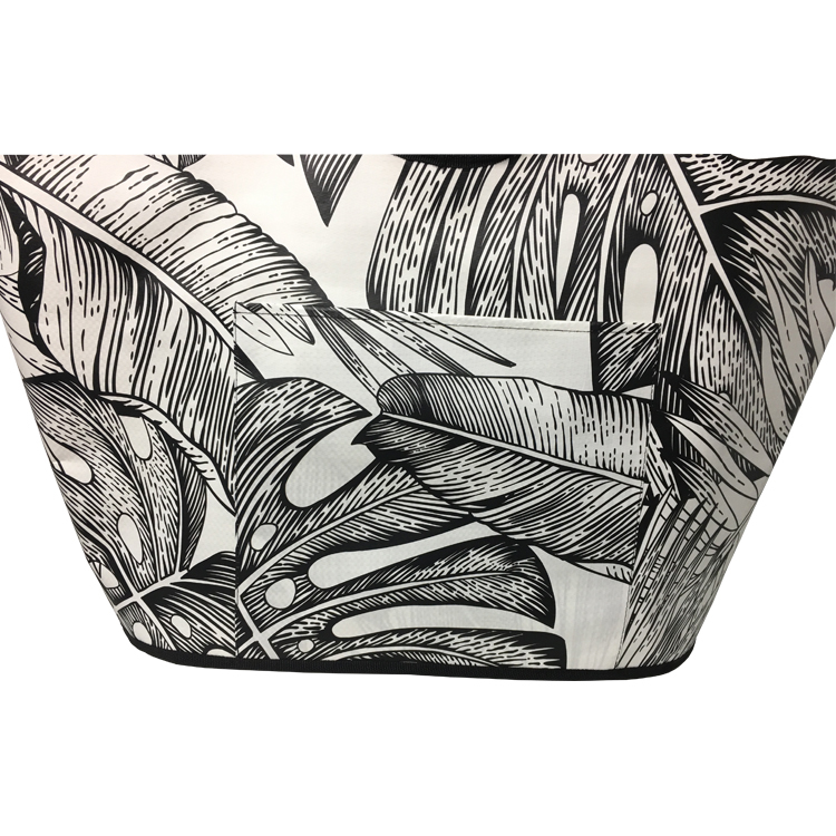 Laminated Woven Tote Bag PP Woven Beach Bag