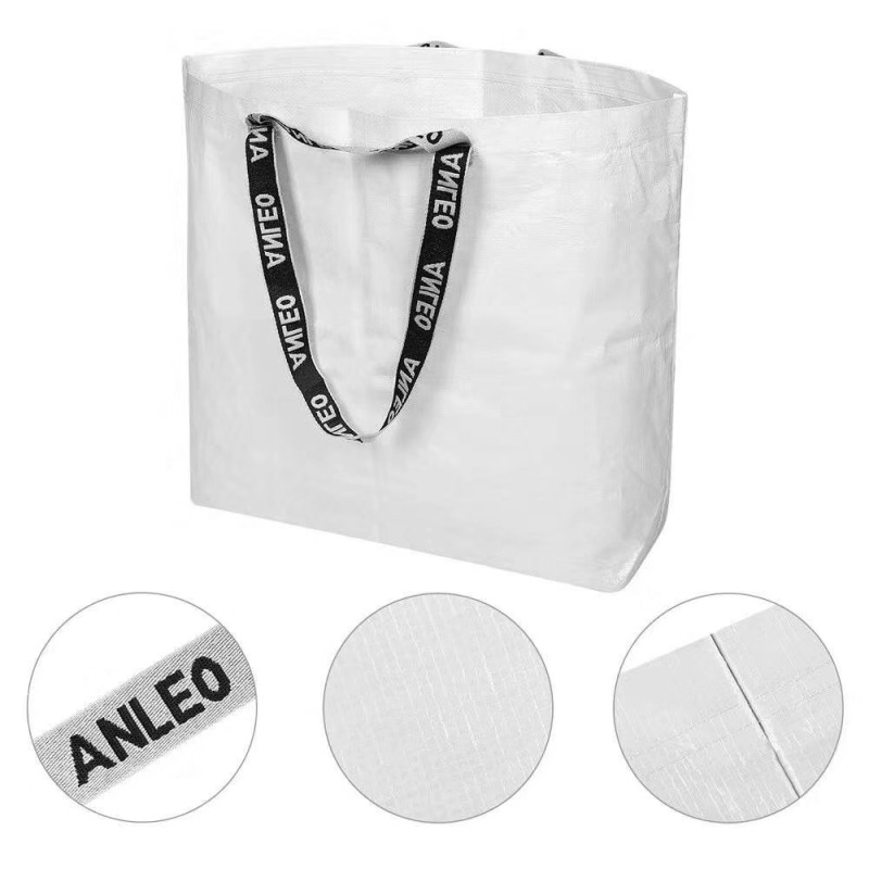 PP Woven Tote Bag Coated Logo Printed Tote