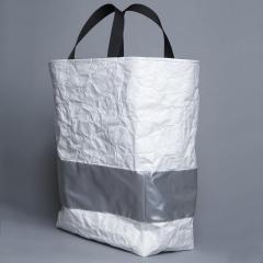Custom Eco-Friendly Tyvek Metallic Tote Bag with Handles