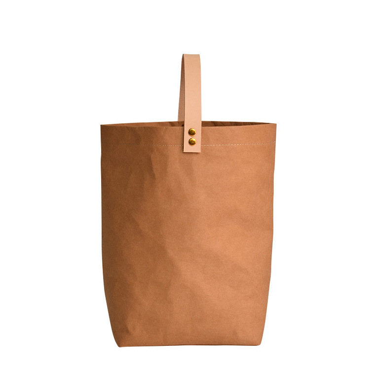 Custom Washable Paper Wine Bottle Tyvek Bag with Handle