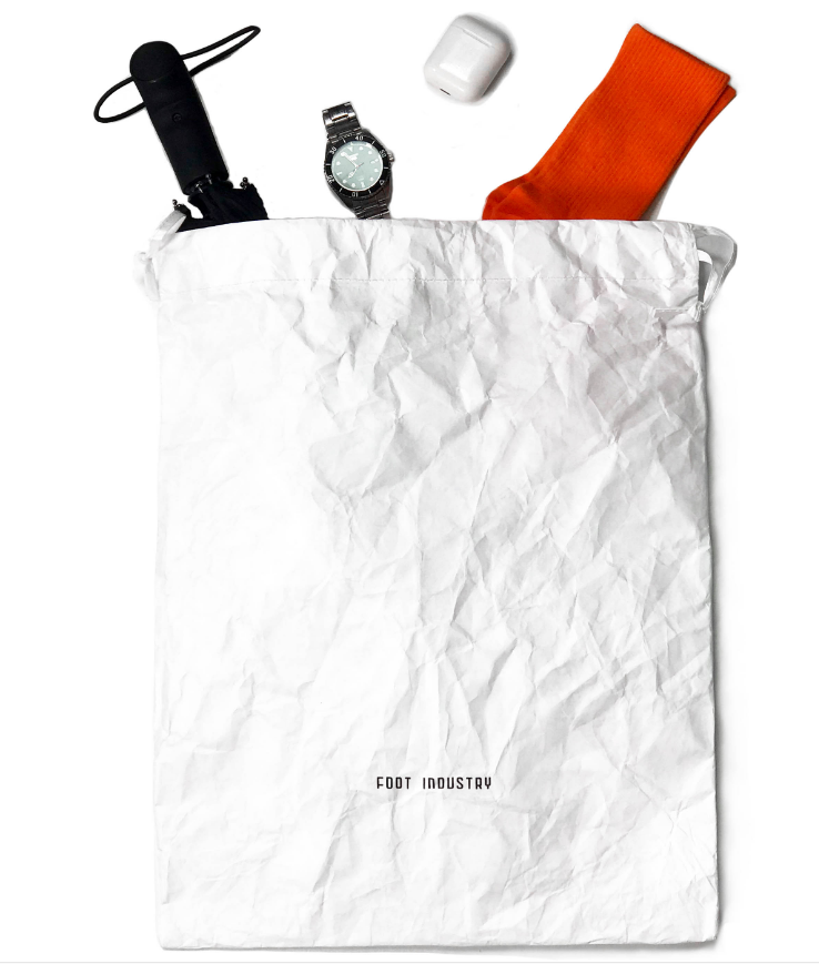 Customized Neoprene Satin Tyvek Drawstring Bag