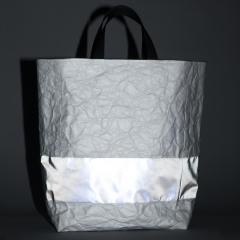 Custom Eco-Friendly Tyvek Metallic Tote Bag with Handles