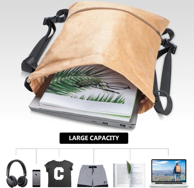 Drawstring Tyvek Backpack Waterproof Customized