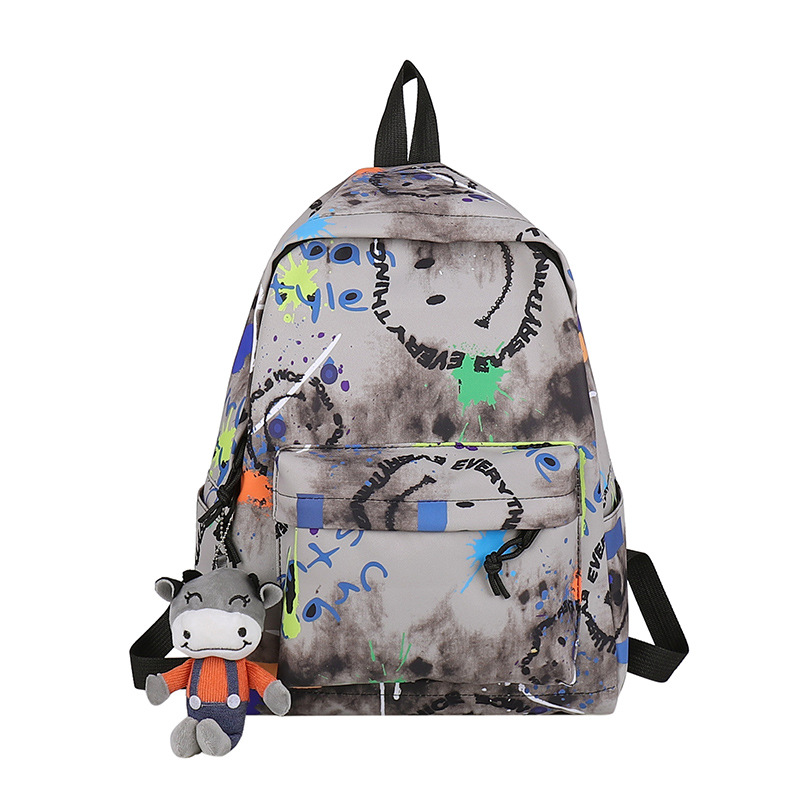 Schoolbag Unique Design Eco-Friendly Graffiti Student Backpack