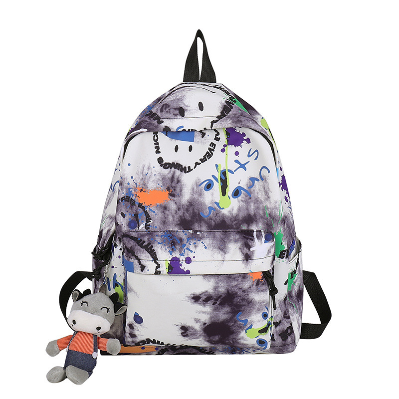 Schoolbag Unique Design Eco-Friendly Graffiti Student Backpack