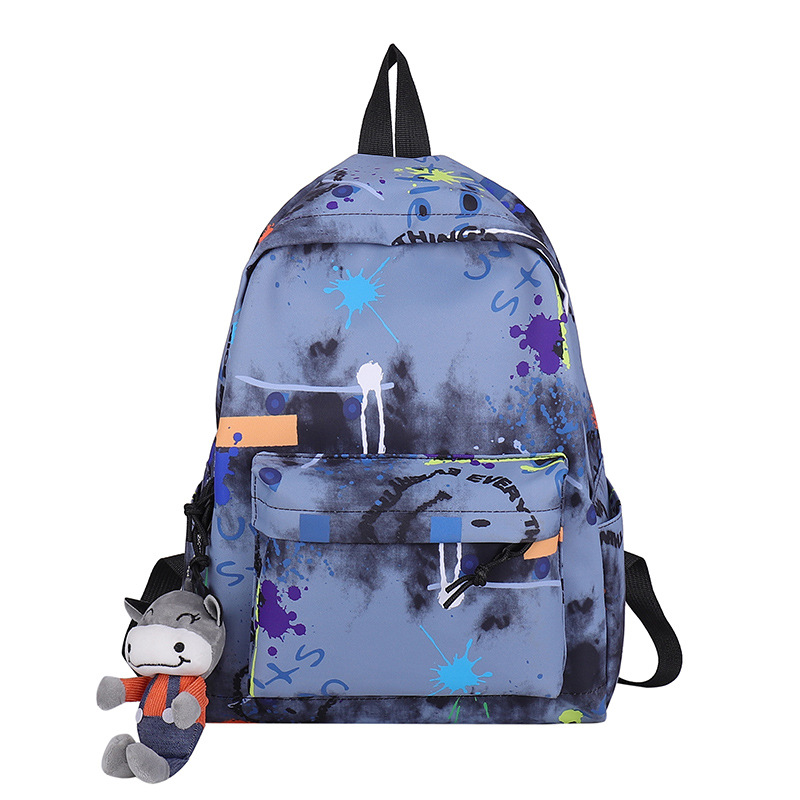 Schoolbag Unique Design Eco-Friendly Graffiti Student Backpack