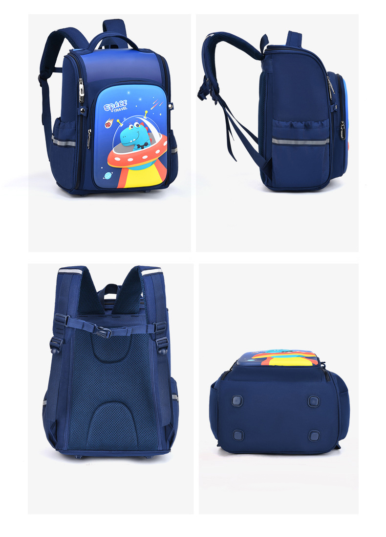 School Backpack 1-6 Grades Waterproof Children School Bag