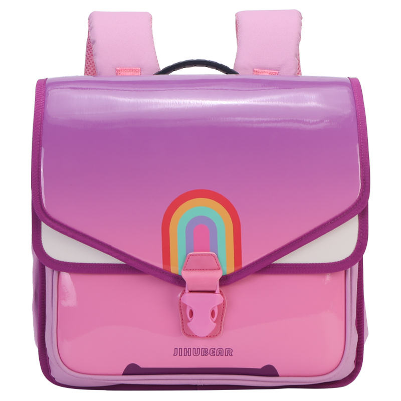 Horizontal Version Waterproof Polyester Cute Kids Student Book Pencil Storage School Bag