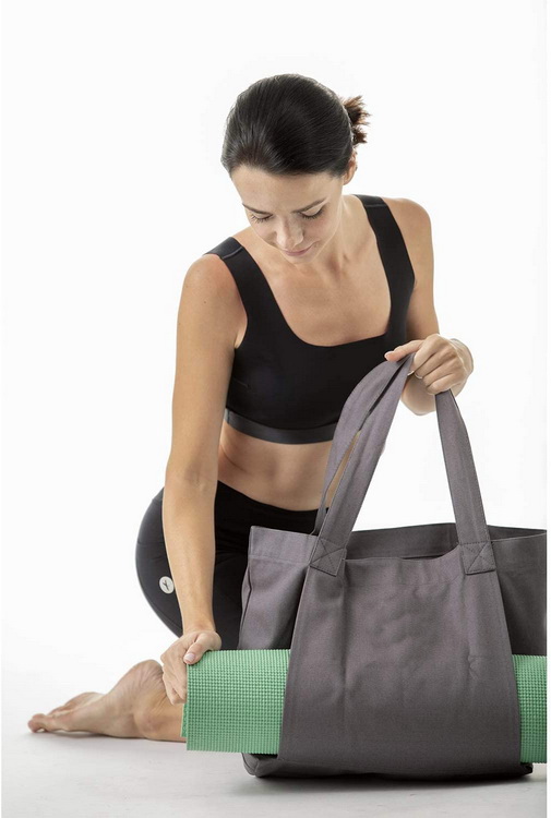 Good Design Yoga Mat Bag Eco-Friendly Cotton Canvas Custom Logo