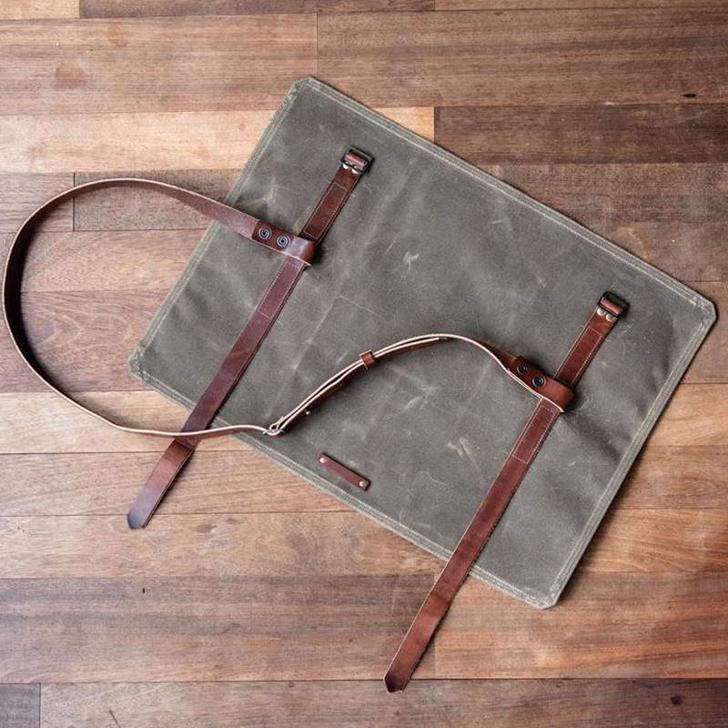 Custom Eco-Friendly Vintage Water-Resistant Yoga Mat Roll Bag