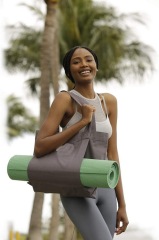 Good Design Yoga Mat Bag Eco-Friendly Cotton Canvas Custom Logo
