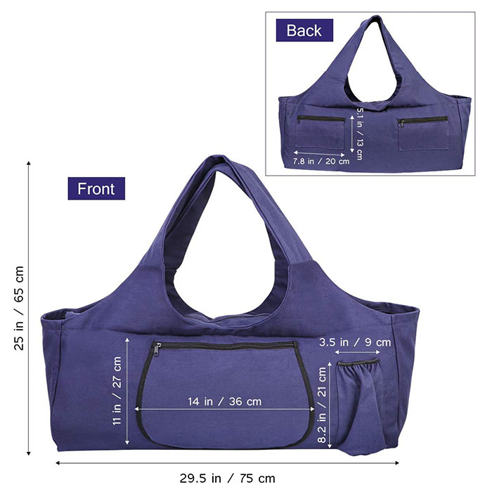 Yoga Mat Tote Sling Carrier Large Yoga Mat Bag