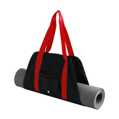 Lightweight Easy Carrying Multi-Pockets Canvas Yoga Mat Tote Carrier Shoulder Bag
