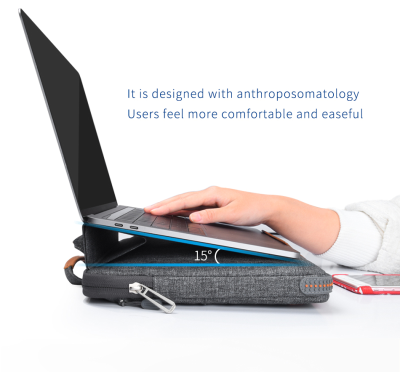 Slim Design Laptop Sleeve Case with Stand Function for MacBook Air/MacBook Pro