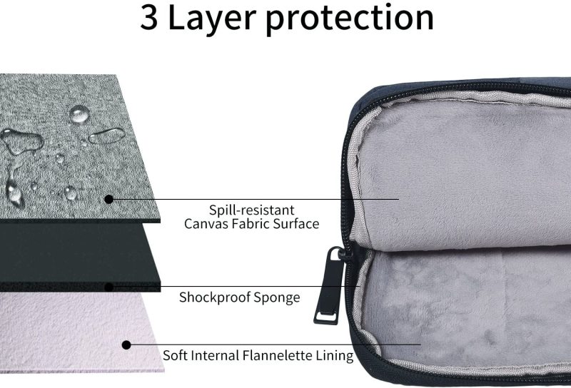 Simple 17.3 Inch Water Repellent Laptop Sleeve Bag