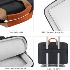 Custom Color 15.6 Inch 360° Protective Laptop Sleeve Case Computer Bag