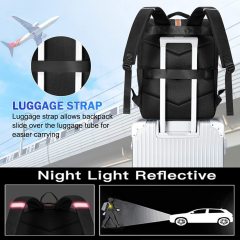 Travel Vintage Laptop Backpack for Men Women Waterproof with Laptop Compartment