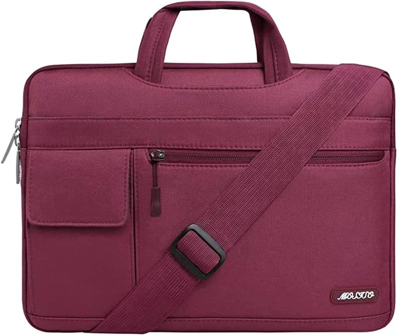 Custom Color Laptop Shoulder Bag Compatible Flapover Briefcase Sleeve Case