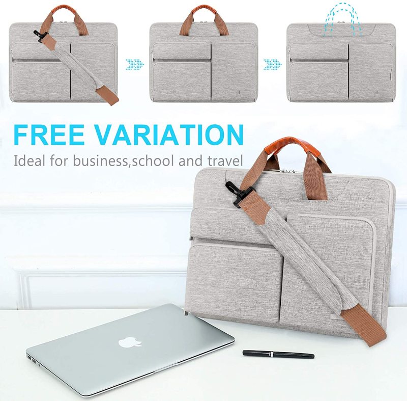 Custom 15.6 Inch 360° Protective Laptop Shoulder Bag Sleeve Case