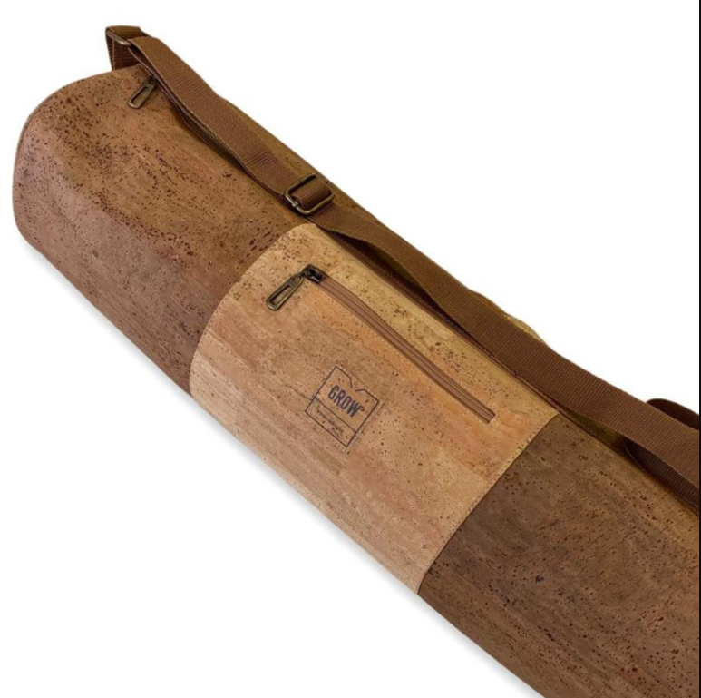 Sustainable Cork Yoga Mat Custom with Yoga Mat Holder