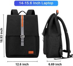 Travel Vintage Laptop Backpack for Men Women Waterproof with Laptop Compartment