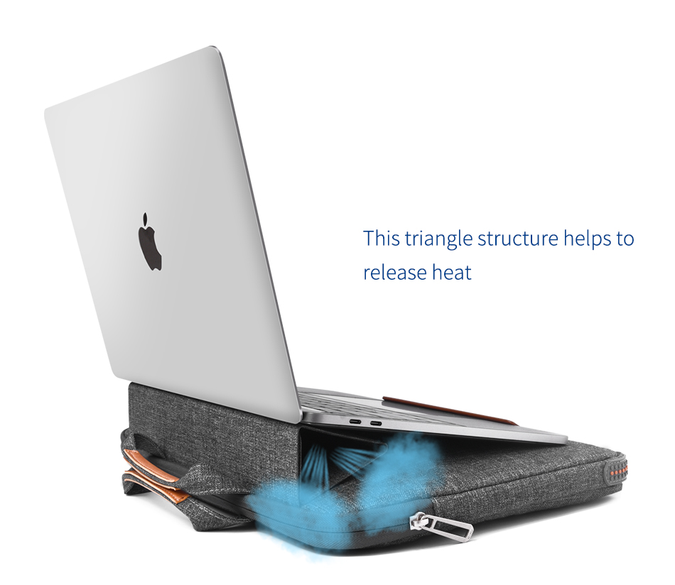 Slim Design Laptop Sleeve Case with Stand Function for MacBook Air/MacBook Pro