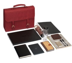 Classic Design PU Leather Women Briefcase Laptop Bag Waterproof