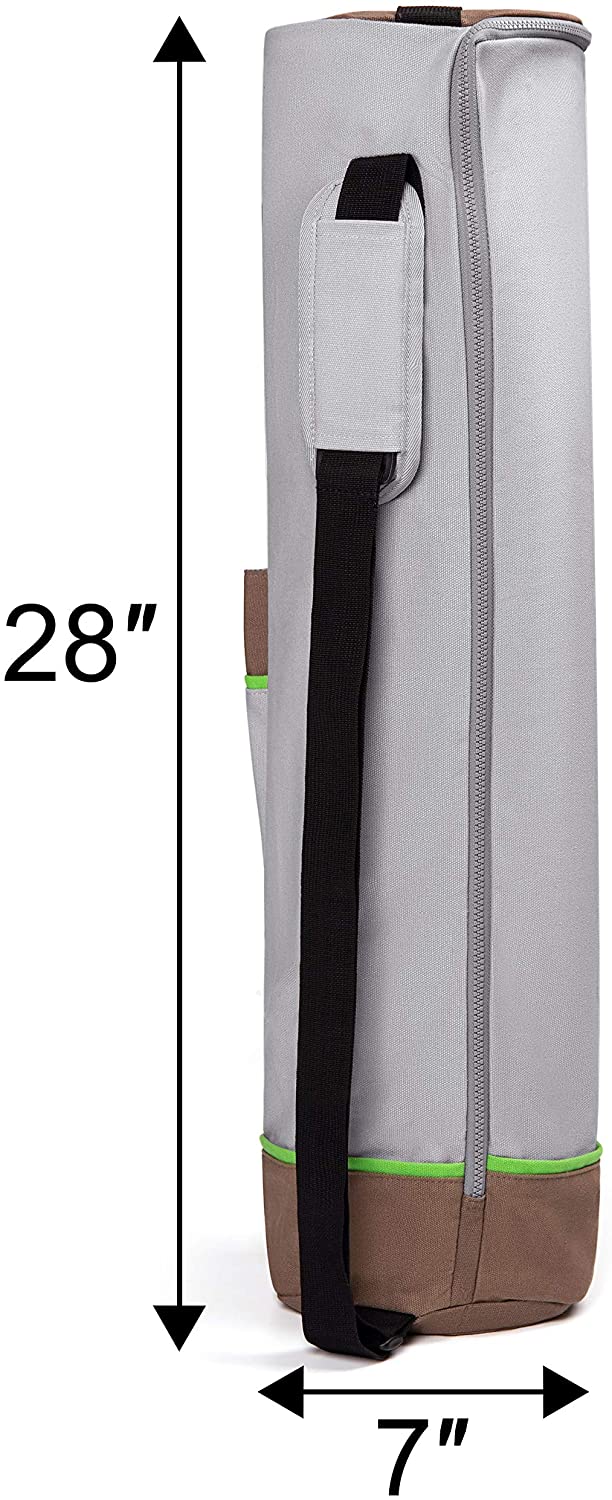 Multi-Functional Inner/Outer Storage Pockets Exercise Yoga Mat Bag