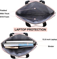 Laptop Bag for Women 15.6 Inch Laptop Case Sleeve 4 Compartments