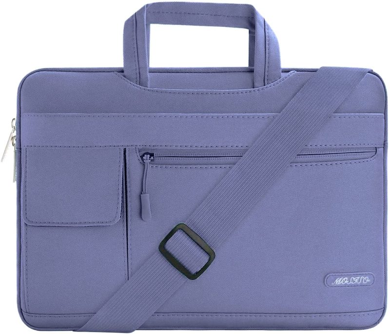 Custom Color Laptop Shoulder Bag Compatible Flapover Briefcase Sleeve Case