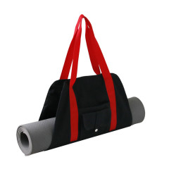 Lightweight Easy Carrying Multi-Pockets Canvas Yoga Mat Tote Carrier Shoulder Bag