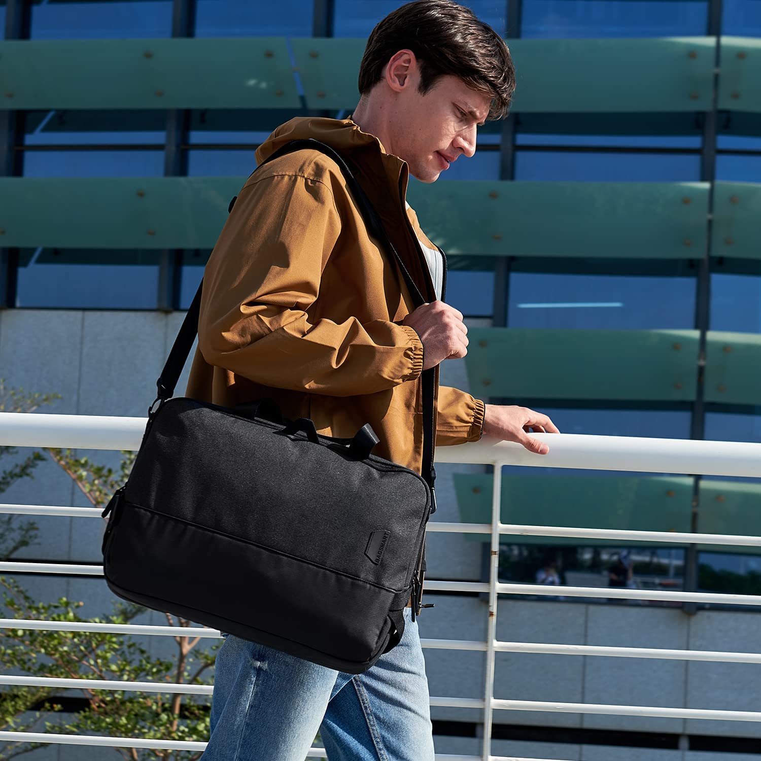 Laptop Bag 15.6 Inch Laptop Case for Men Women Briefcase Work Business Travel