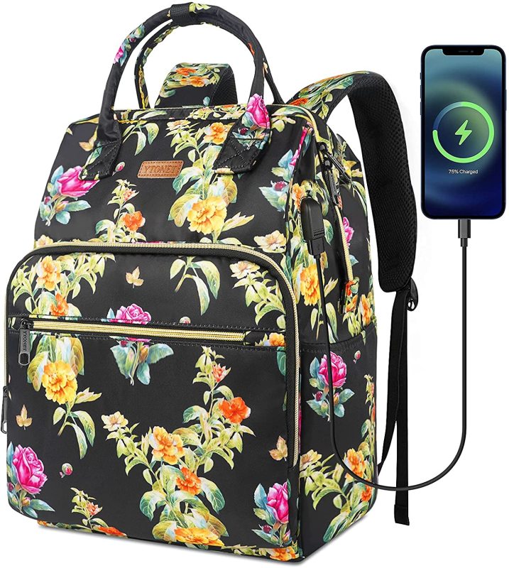 Custom Color Backpack for Travel 15.6' with USB Charging Port