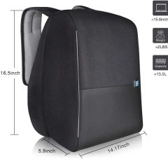 Custom Color Travel Backpack with USB Charging Port Water ResistantBackpack Anti-Theft Travel Backpack with USB Charging Port, RFID Protection, Waterproof